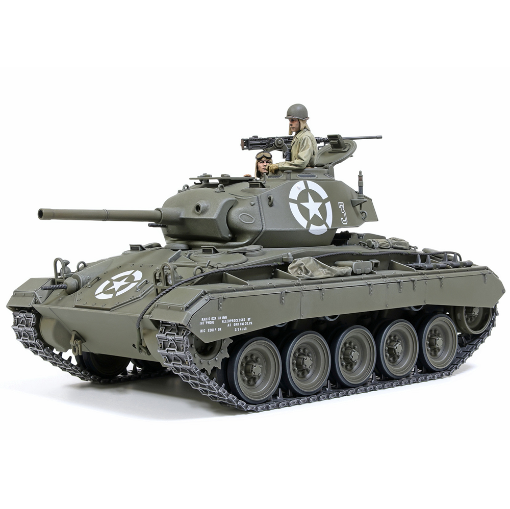 Tamiya U.S. Light Tank M24 Chaffee European Theatre -1:35 Scale Plastic Model Kit
