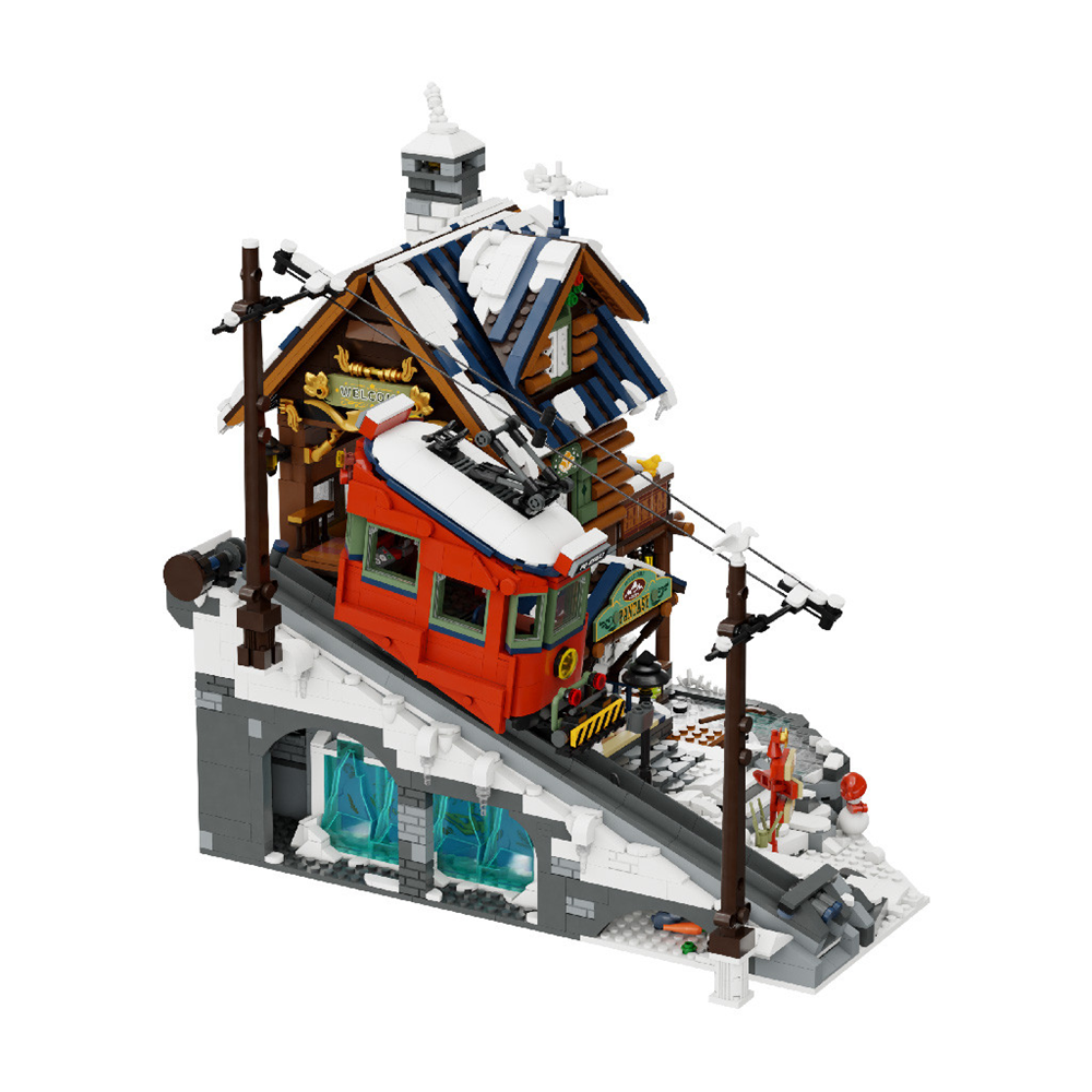 Mountain Summit Ski Cabin - Pantasy Brick Kit
