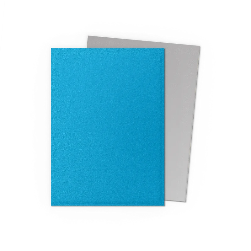 Dragon Shield Sky Blue & Silver Matte Dual Sleeves