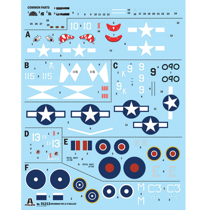 Italeri F6F-3 / 5 Hellcat | 1:72 Scale