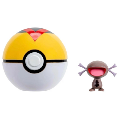 Pokémon Clip 'N' Go Paldean Wooper & Level Ball Figure Set