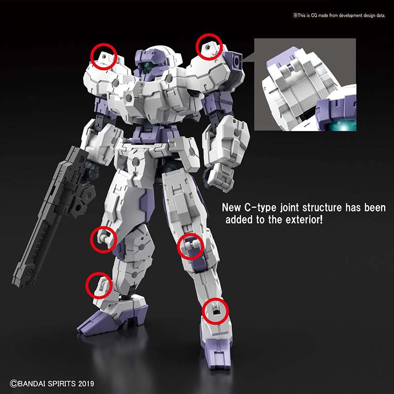 30MM EEXM-21 Rabiot White - Gundam 1/144