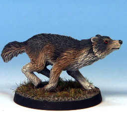 Dire Wolf F resin miniature in l...
