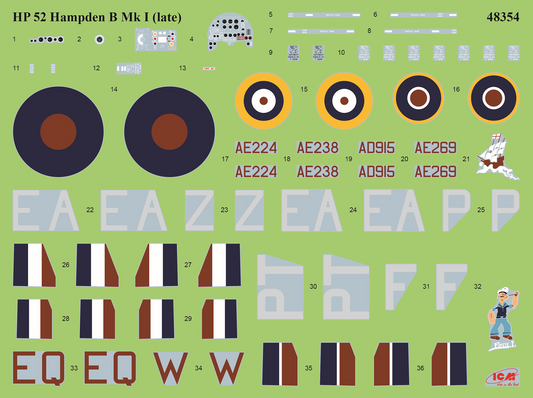 Box packaging for a 1:48 scale m...