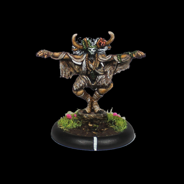 Kir Nunnost by Oakbound Studio. A lead pewter miniature supplied with 30mm round lipped base. An unusual and characterful miniature for your tabletop.