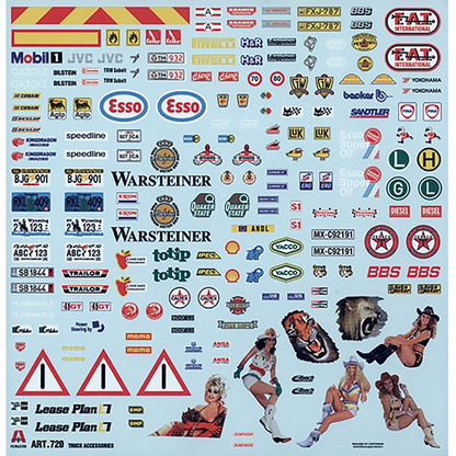 Italeri Truck Accessories for European and U.S. Trucks | 1:24 Scale Model Kit