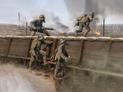 ‘Zum Angriff Vorwärts German Army Assault Unit - ICM 1:35 Model Kit