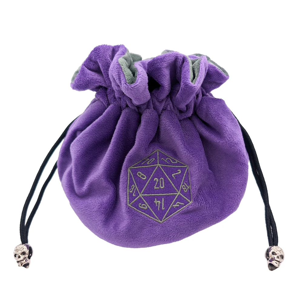Purple Large Dice Sack - Mystery Dice Goblin