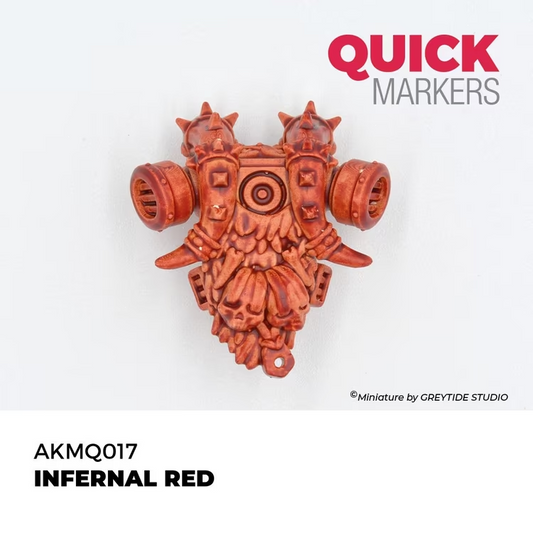 AK Quick Markers Infernal Red