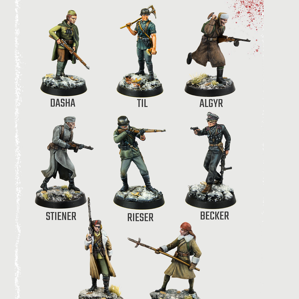 Hero Characters Miniatures Set - Escape from Stalingrad Z