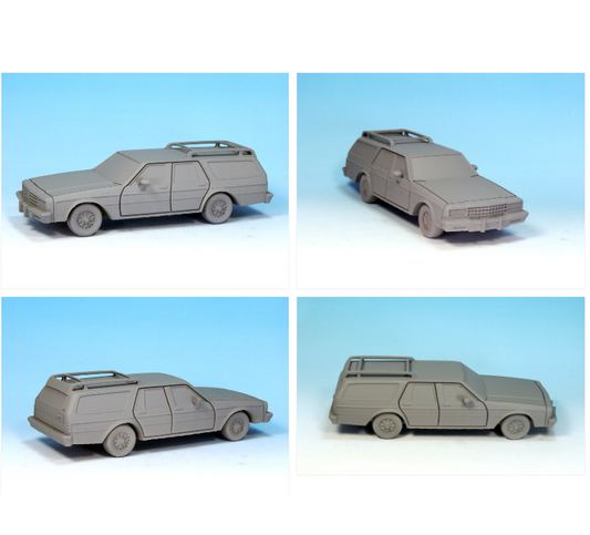 Model of a car on a white backgr...