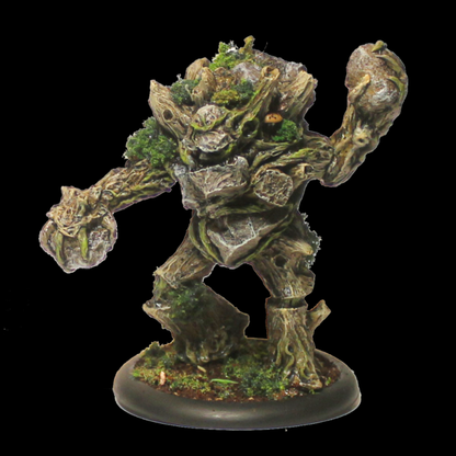 Six Soul Sluagh by Oakbound Studio. A lead pewter miniature representing an animated rock and tree creature 