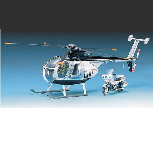 Academy Police Hughes 500D 1/48 Scale Plastic Model Kit