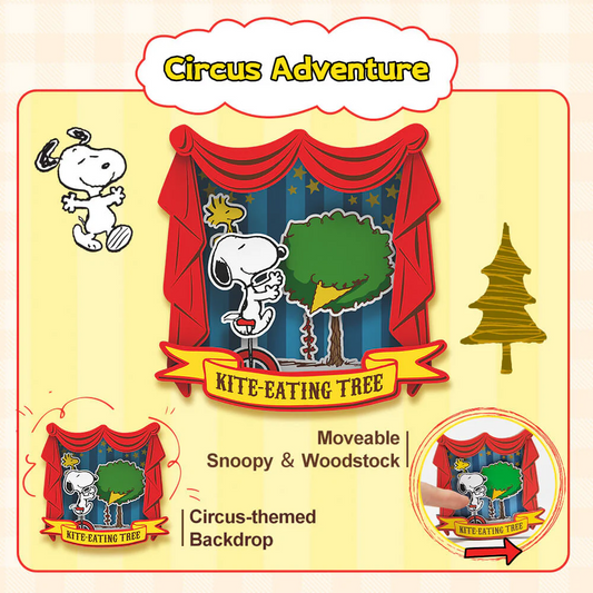 Peanuts-themed toy set with Snoo...