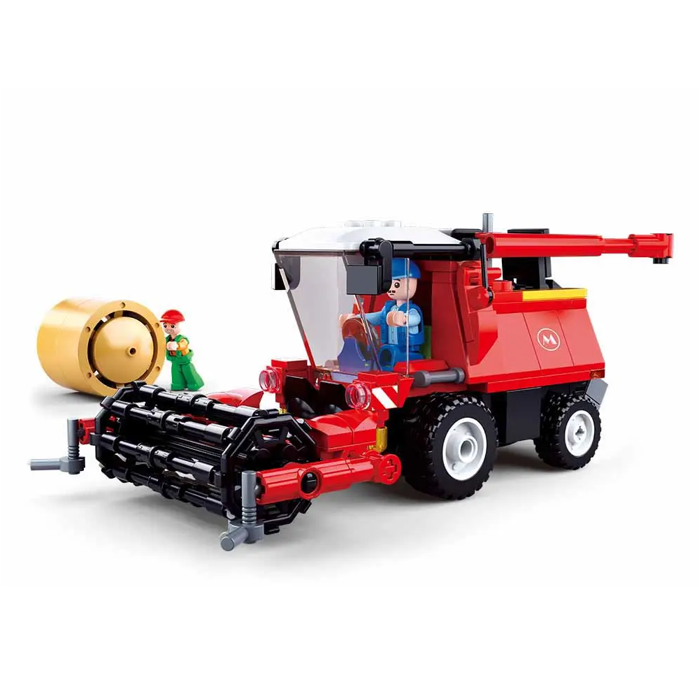 Sluban Harvester - Town Farm Building Brick Kit