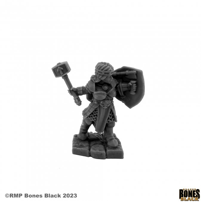 44233 Dwarf Cleric - Reaper Bones Black