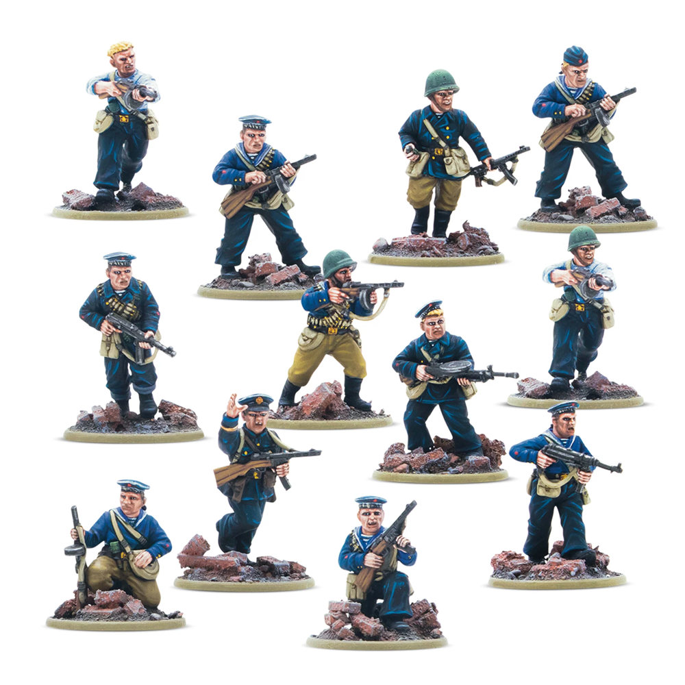 Soviet Naval Brigade Veteran Squad - Bolt Action