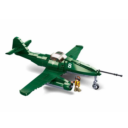 Sluban Battle of Budapest ME-262 Fighter - WW2 Army Building Brick Kit