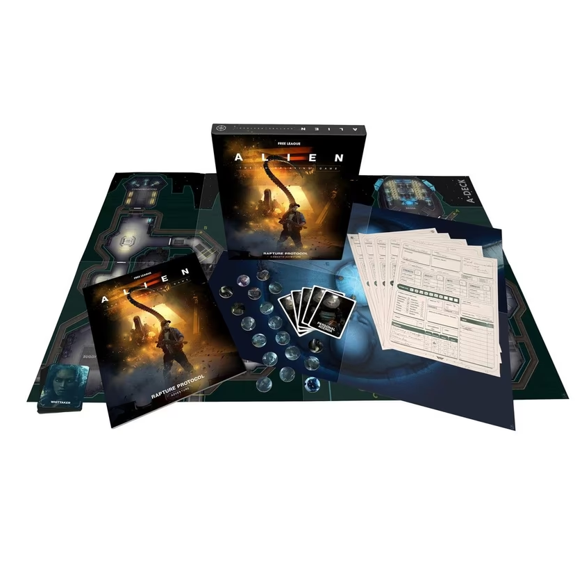 ALIEN RPG Rapture Protocol Cinematic Adventure Set Evolved Edition