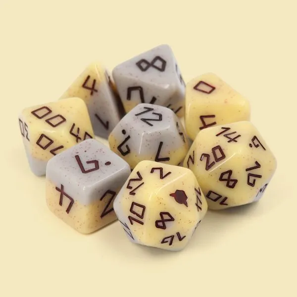 Dice Goblin The Berserker - RPG Dice Set with Mini Dice Bag & Sticker