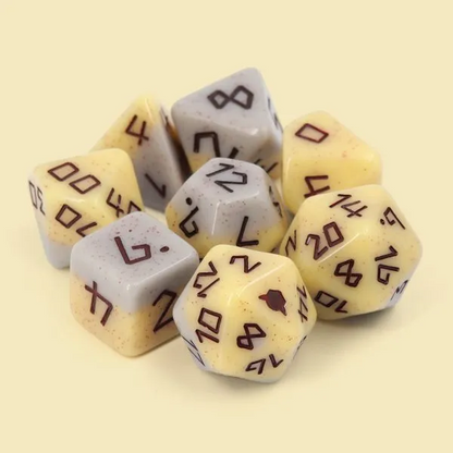 Dice Goblin The Berserker - RPG Dice Set with Mini Dice Bag & Sticker