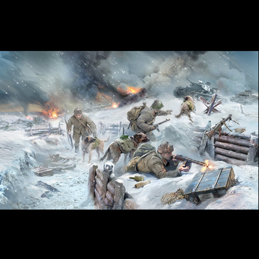 Model kit box for Soviet tank hu...