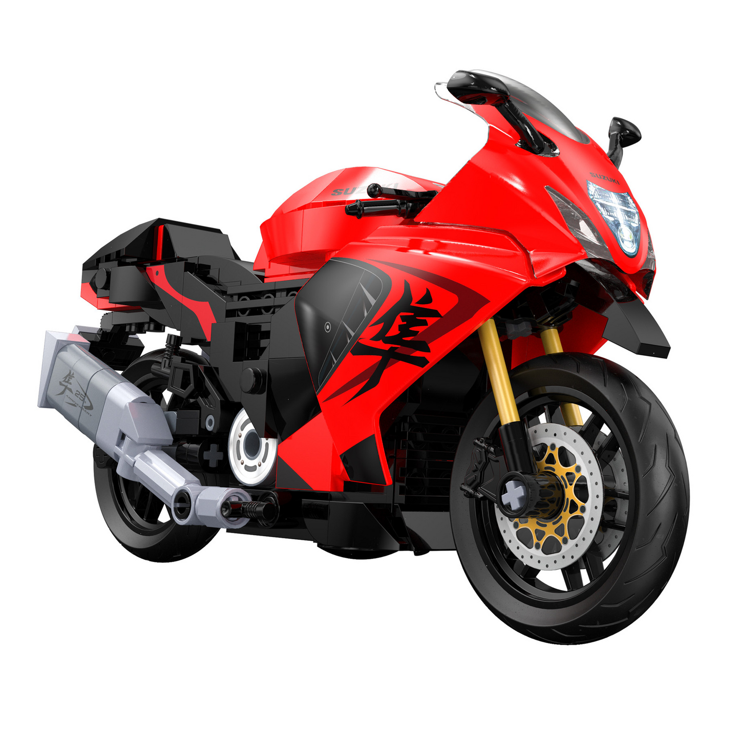 CaDA Suzuki Hayabusa Motorcycle - Brick Model Kit
