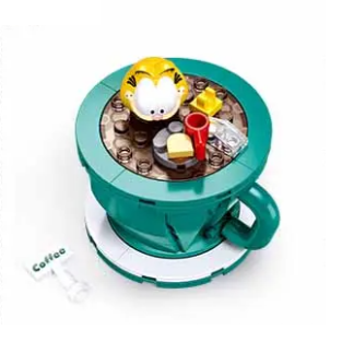 Sluban Garfield Coffee Cup Set B - Building Brick Kit