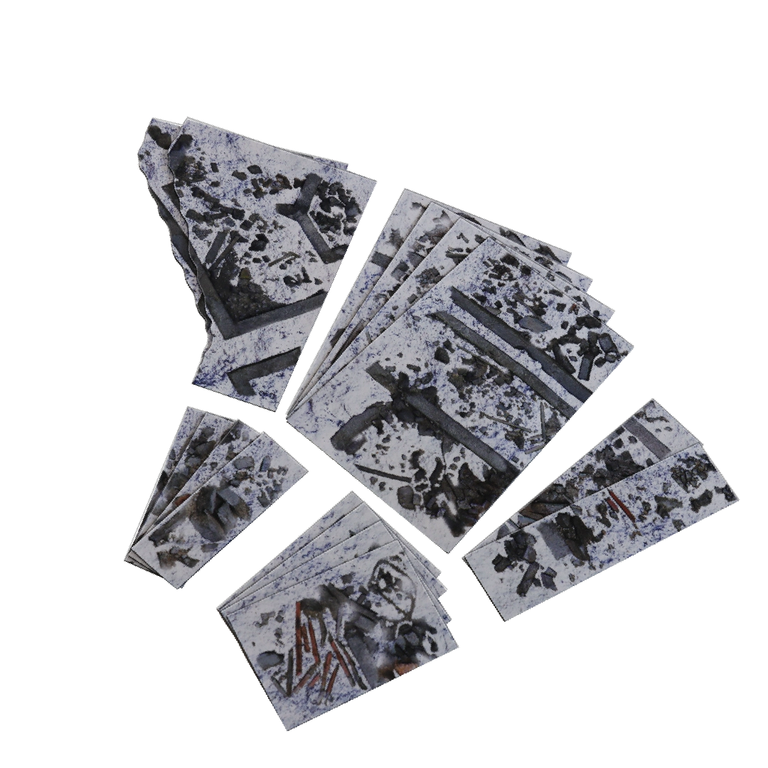 Kraken Terrain Marker Snow Plain Set