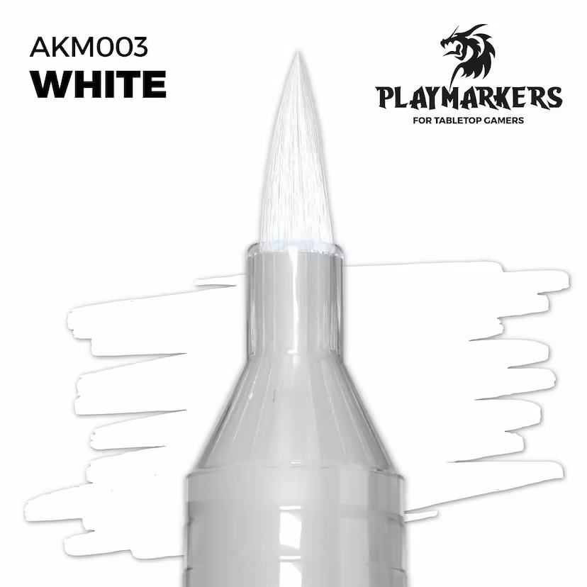 Playmarkers: White - Acrylic Paint Marker