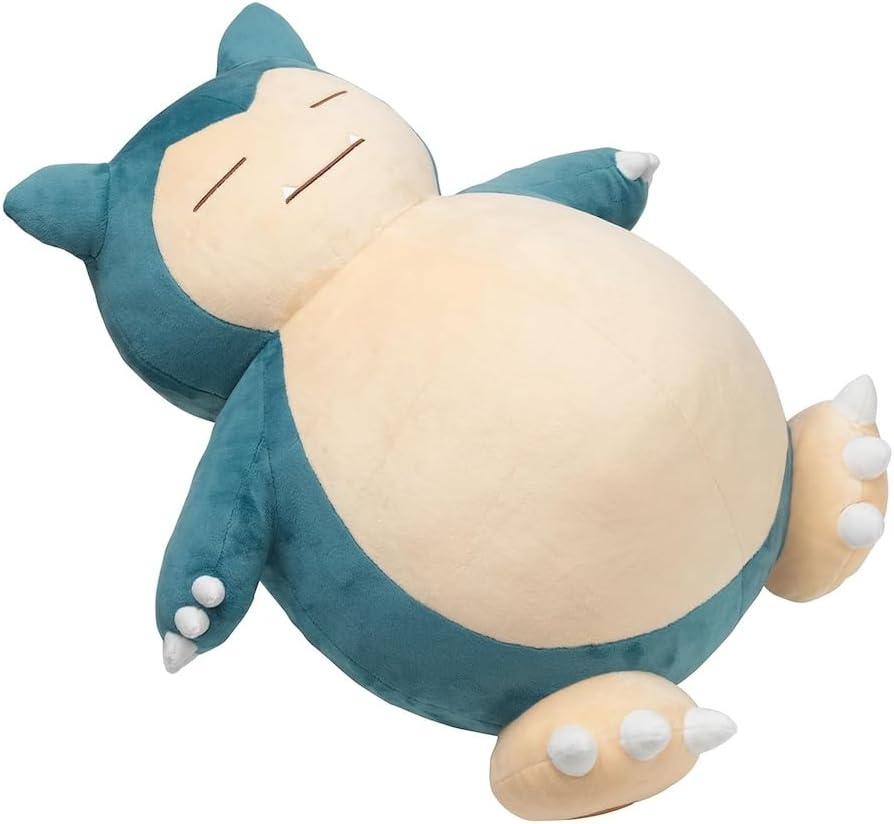 18" Sleeping Snorlax Pokémon Plushie