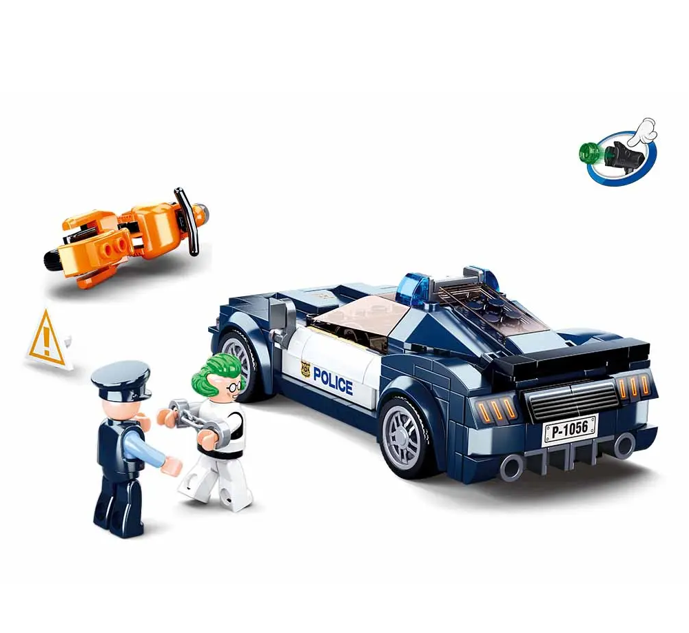 Sluban Police Car - Town Building Brick Kit
