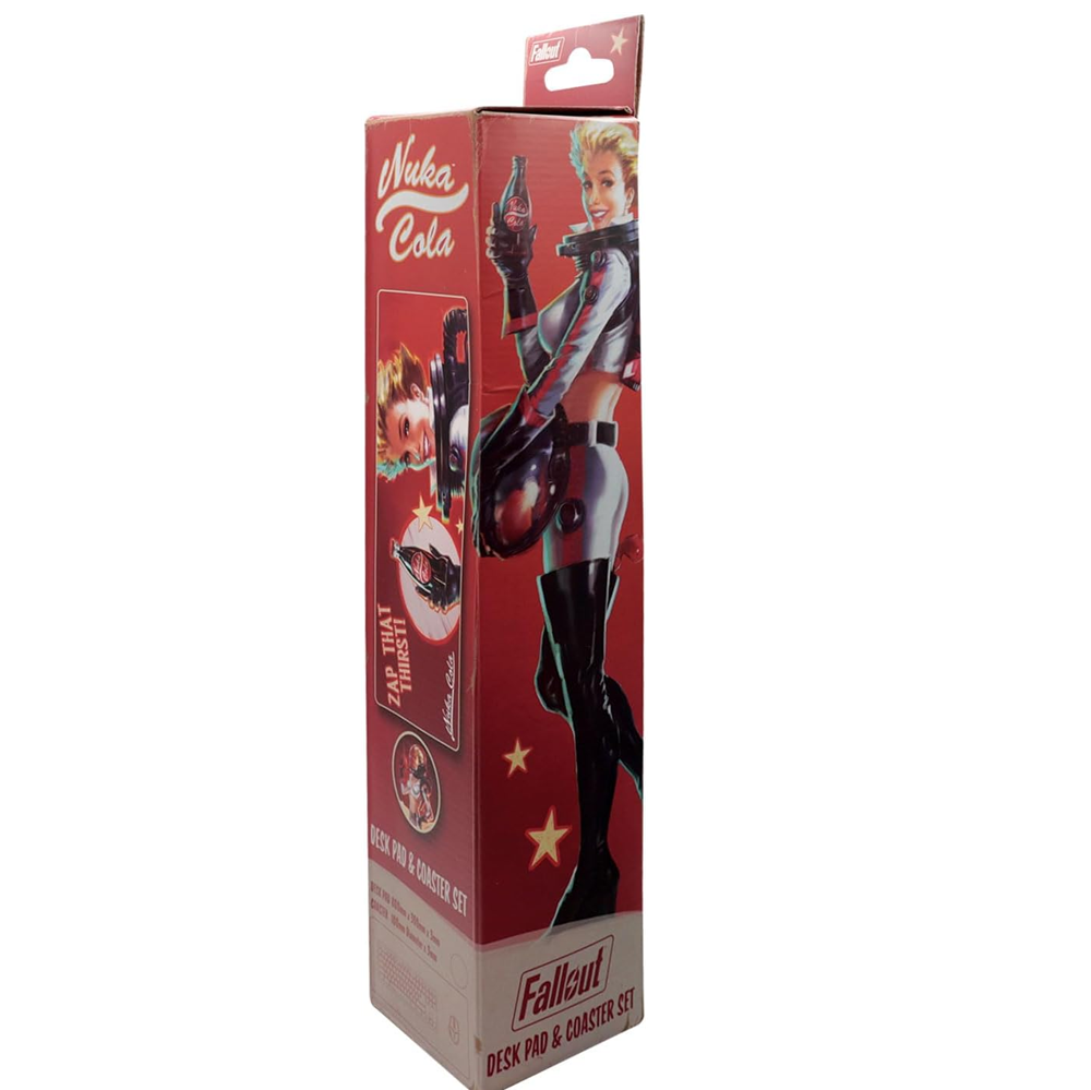 Fallout Nuka-Cola Desk Pad & Coaster Set