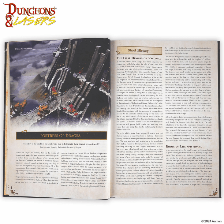 The World Of Deuslair RPG Campaign - Hardback