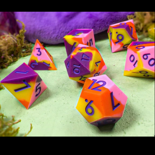 Arcane Trick-Star Silicone Dice - Mystery Dice Goblin