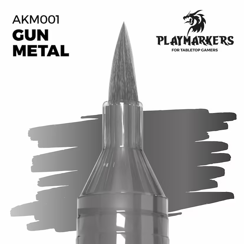 Playmarkers: Gun Metal - Acrylic Paint Marker