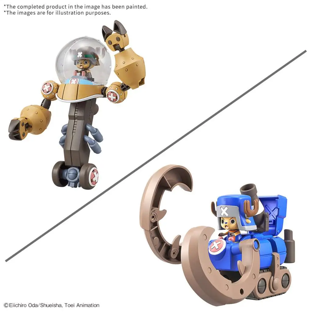 One Piece Chopper Robo Super 2&3 Heavy Armour & Horn Dozer - Model Kit