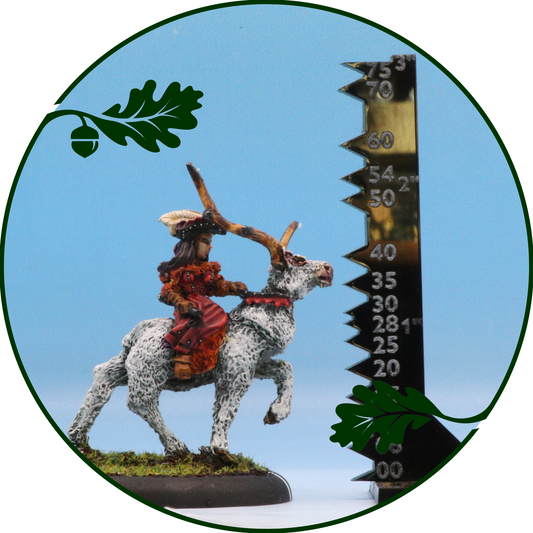 A set of fantasy tabletop miniat...
