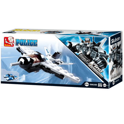 Sluban Police Aircraft 2 | King of Special Police Building Brick Kit