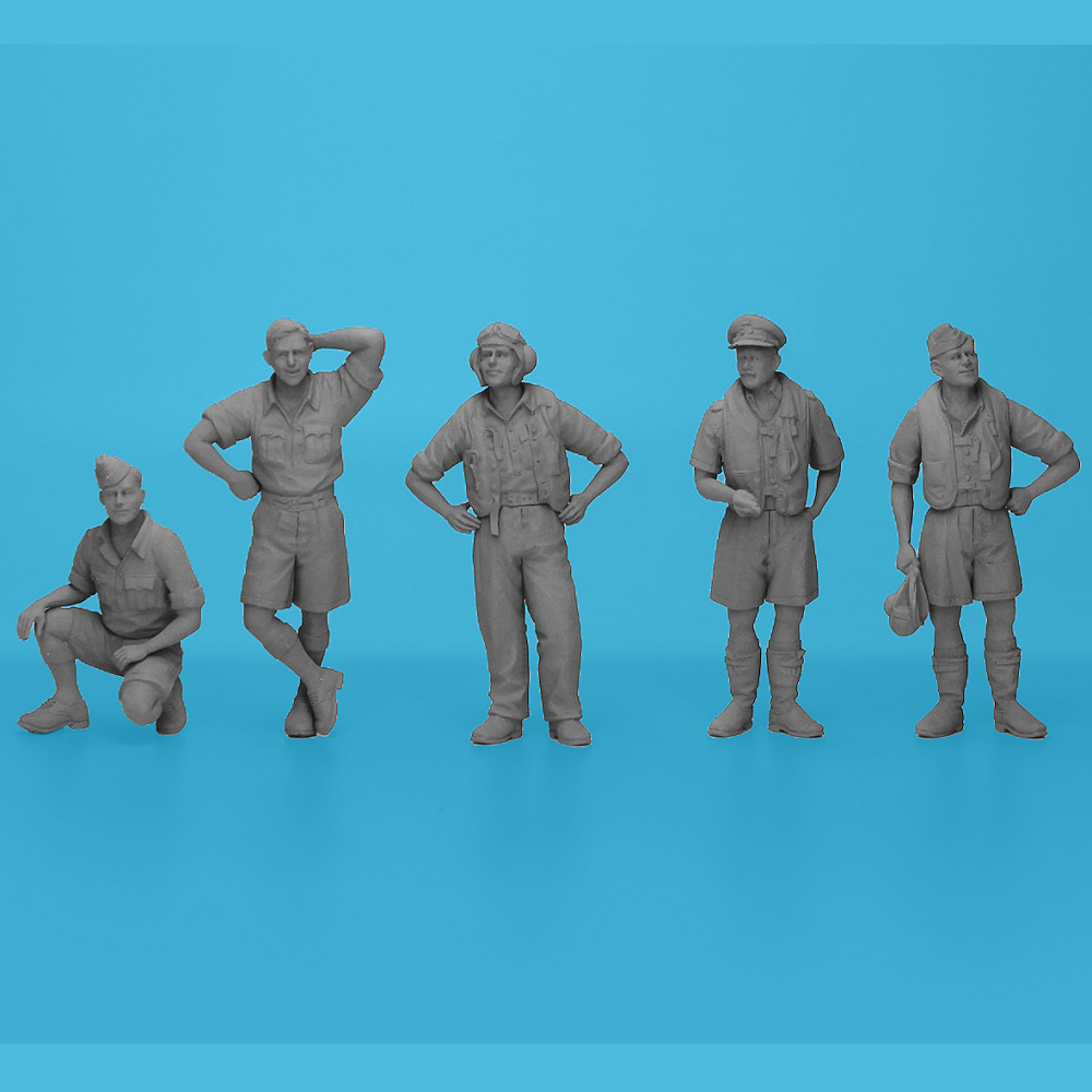 ICM RAF Pilots In Tropical Uniforms (1941-1945) - 1:48