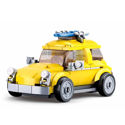 Sluban Yellow Beetle Car - Building Brick Kit