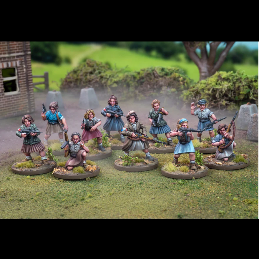 Partisans (2) French Resistance Women - World Ablaze