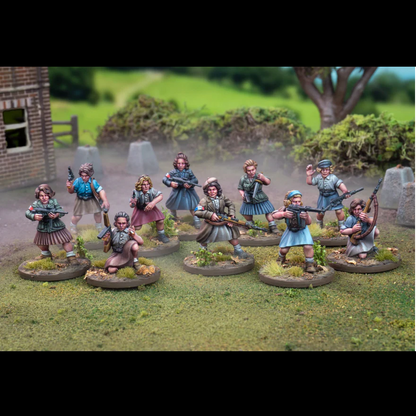 Partisans (2) French Resistance Women - World Ablaze