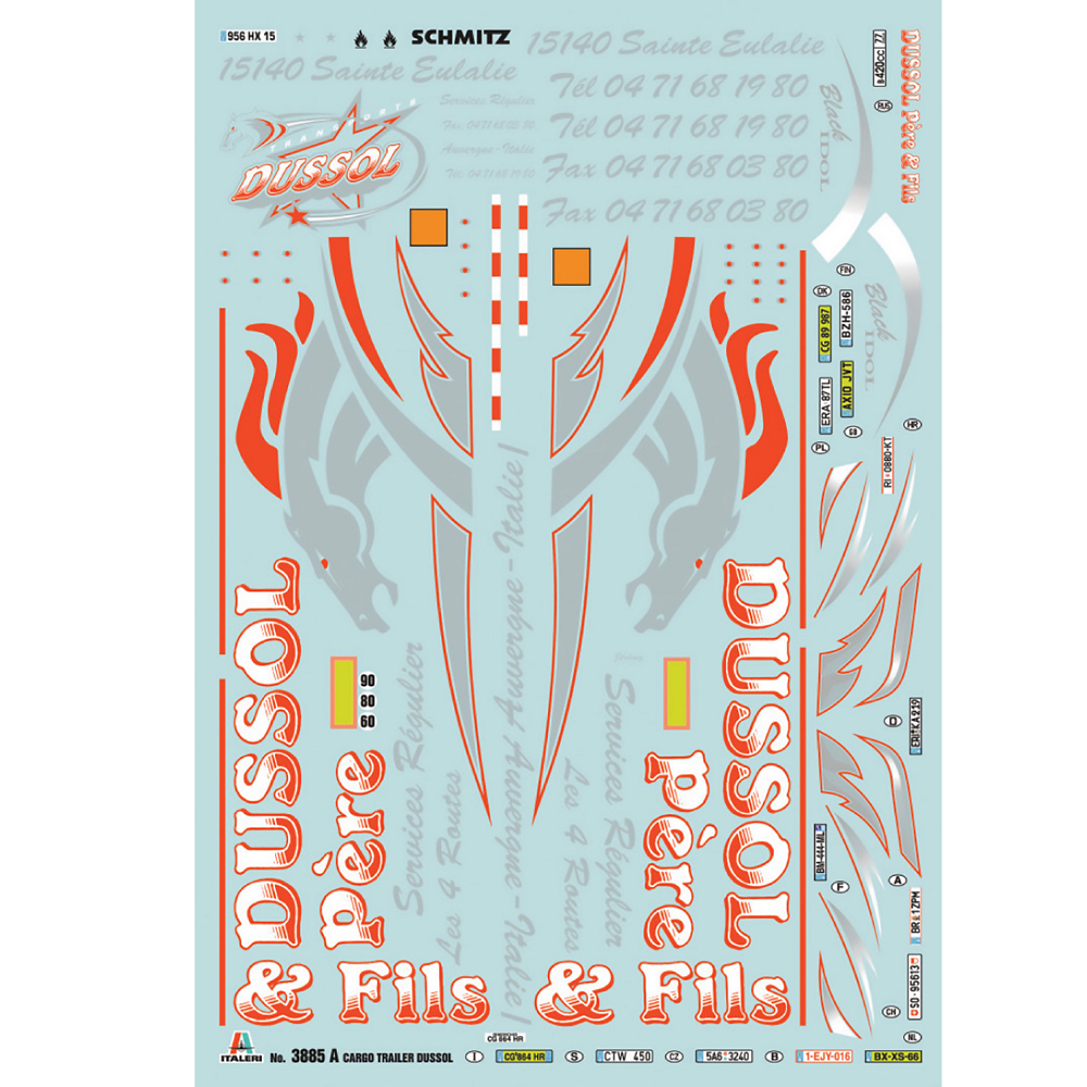 Italeri Cargo Trailer | 1:24 Scale Model Kit