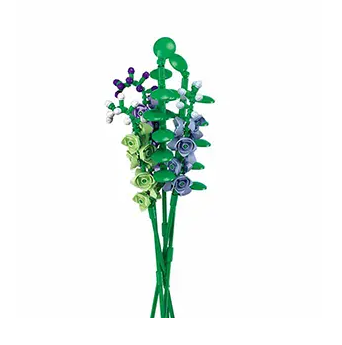 Sluban Rocket Larkspur Flower Brick Kit - Pleyerid