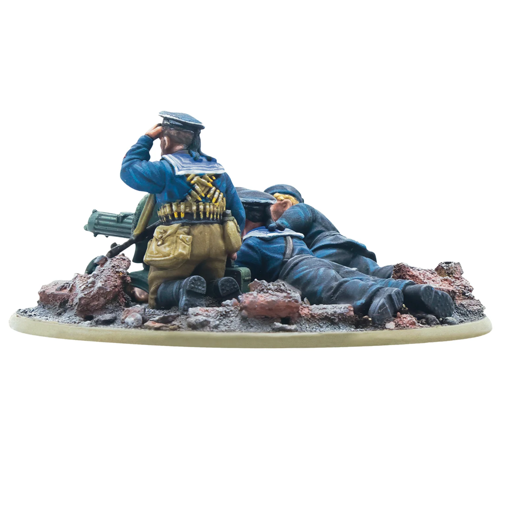 Soviet Naval Brigade MMG Team - Bolt Action Blister