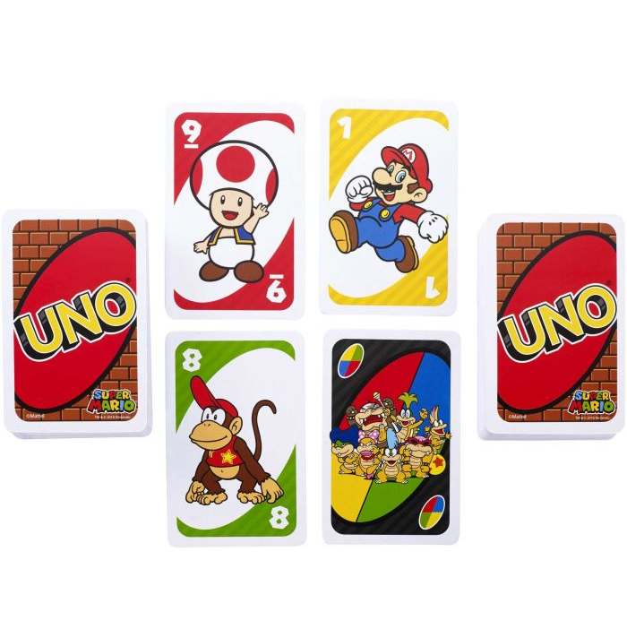 UNO Super Mario Bros Card Game