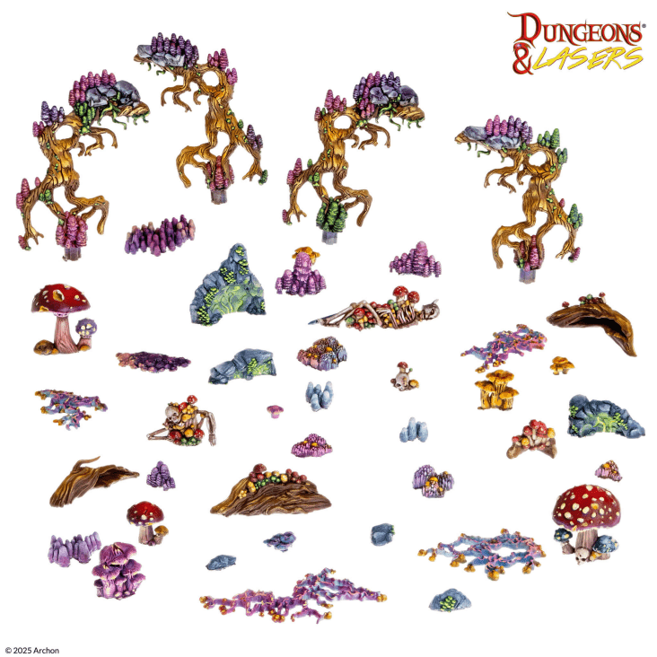 Dungeons and Lasers Cave Fungi