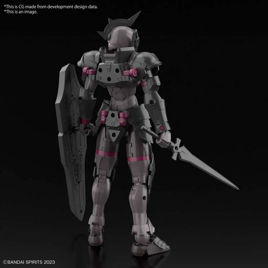 Mechanical figure with red eyes ...