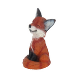Count Foxy from Nemesis Now is an adorably cute vampire fox figurine in classic red, black and white fox colours with a big smile and little white fangs. Sitting on his hindquarters with his bushy tail curved around him making a wonderful gift for a friend or as an addition to your own ornament collection.